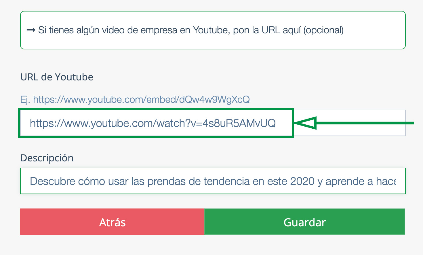 Crear Página Web para vender ropa. Enlace Video