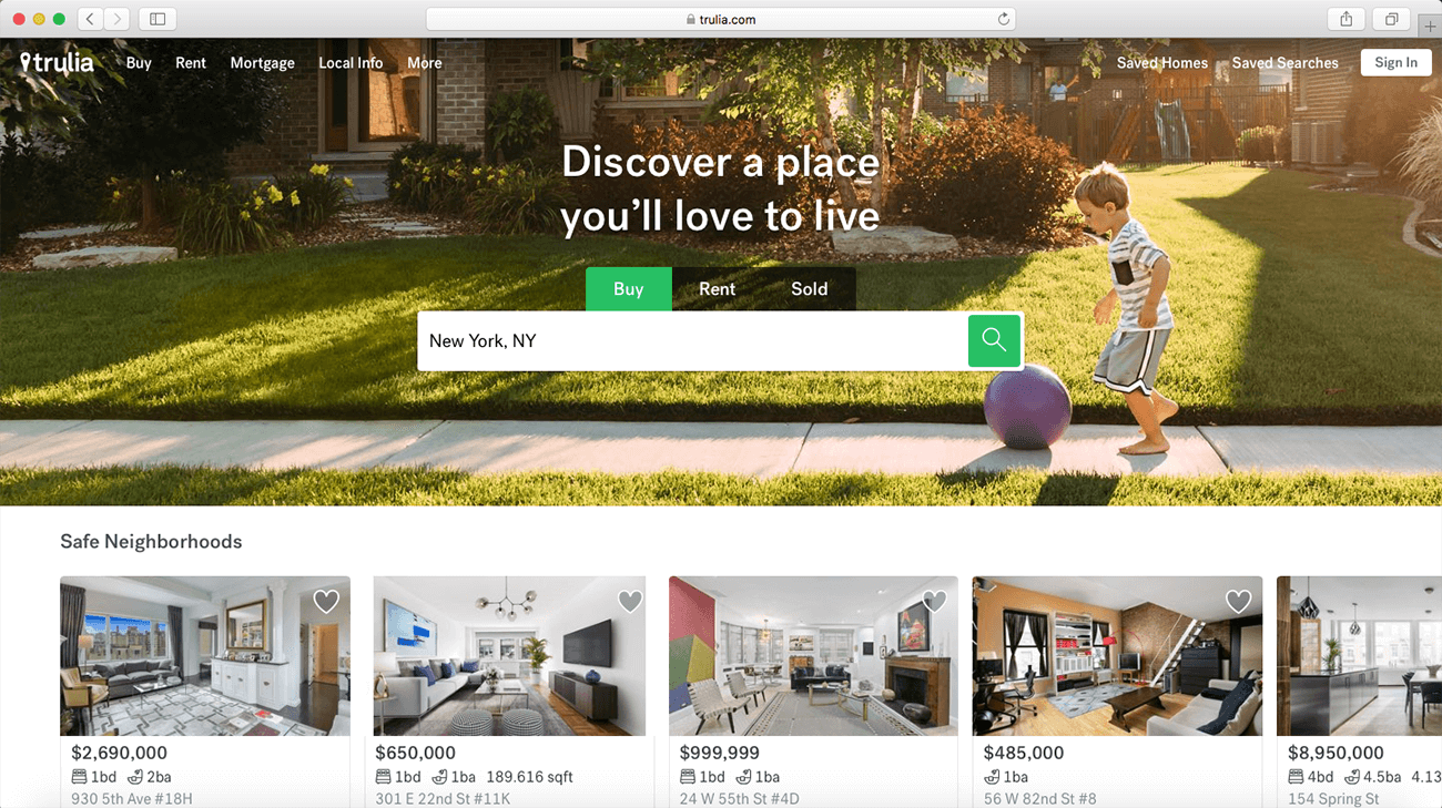 marketing para inmobiliarias-ejemplo portal inmobiliario