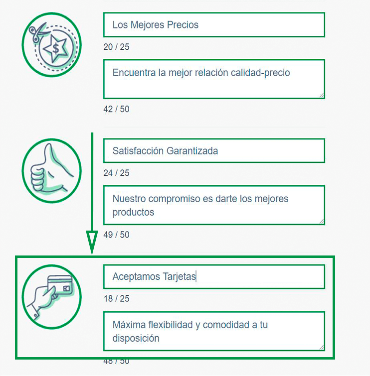 Cómo elegir un nombre de dominio para tu web. Íconos de la página