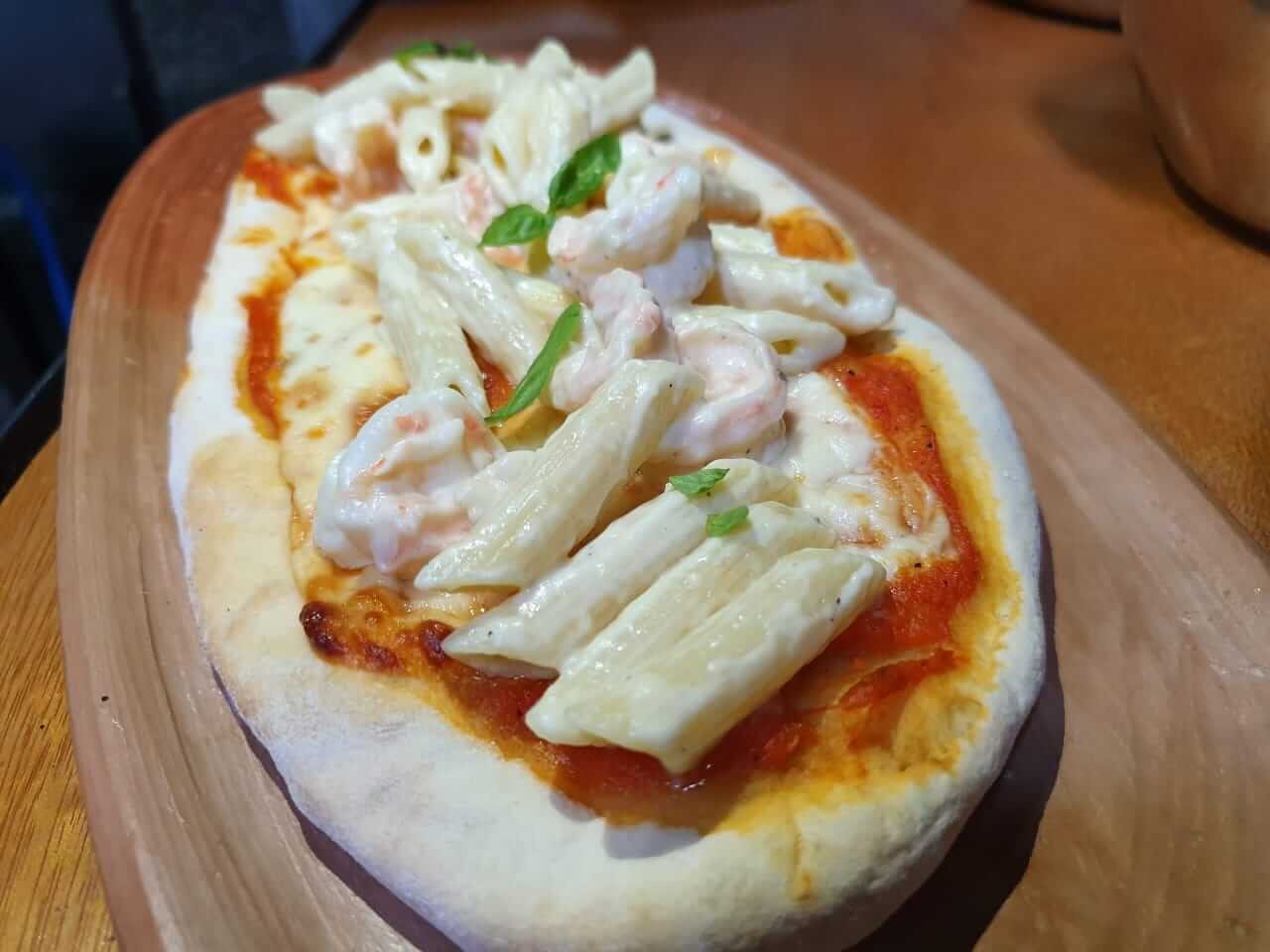 BrosPizza. Pizza de macarrones.