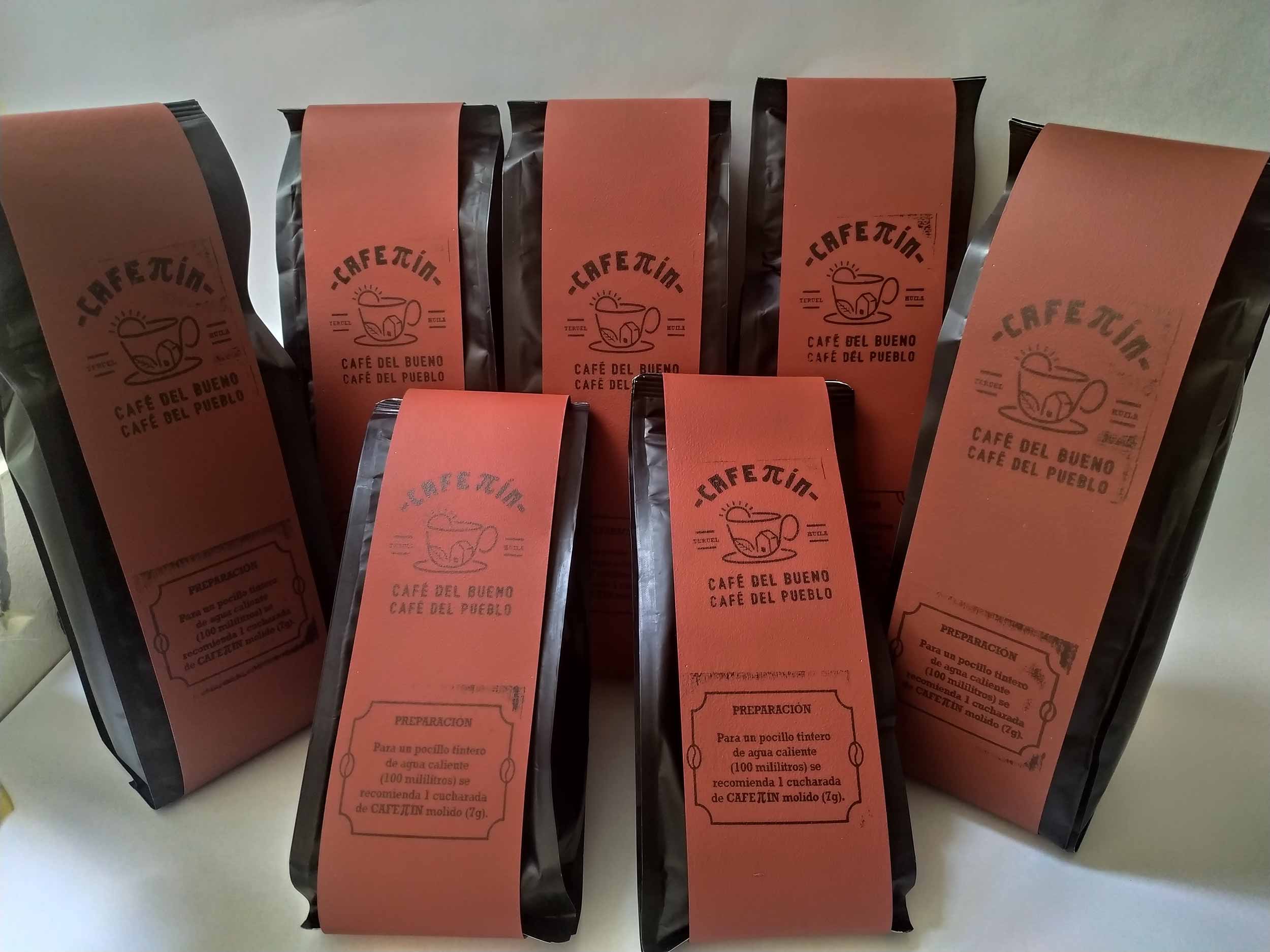 Café Pin. Bolsas de café