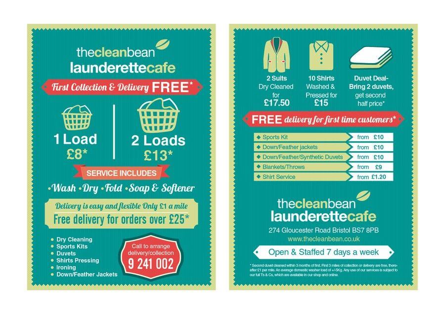 Marketing para lavanderías. Ejemplo de The clean bean.