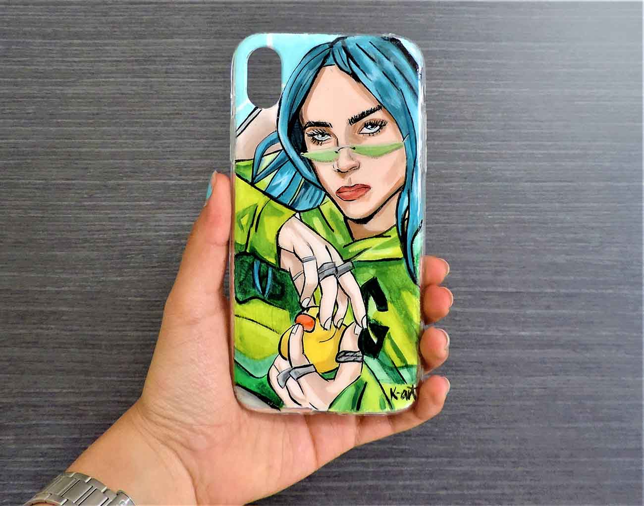 K-art. Funda de Billie Ellish