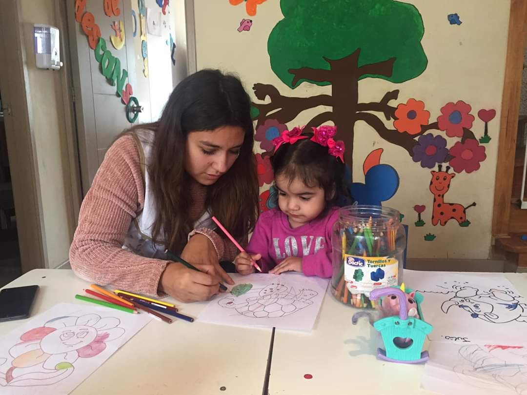 Eco After School. Maestra y alumna