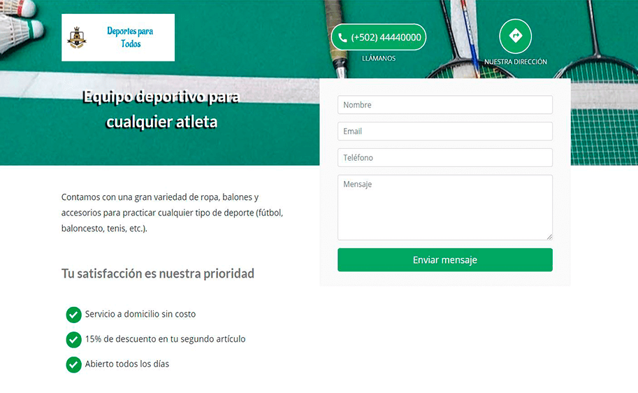 Cómo elegir un nombre de dominio para tu web. Página web terminada