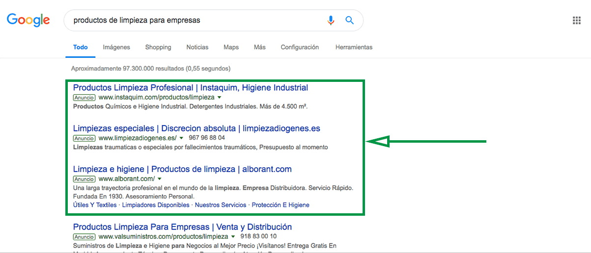 B2B marketing. Search results 2.
