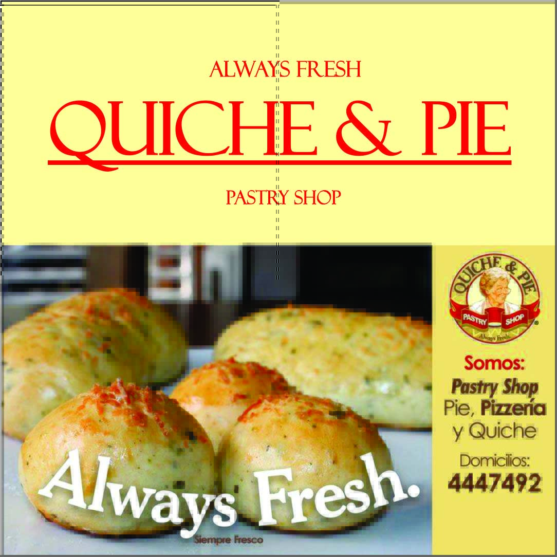 Quiche & Pie. Post promocional.