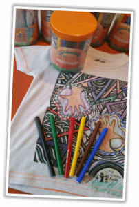 Arty Colorea Kids. Kit de camiseta