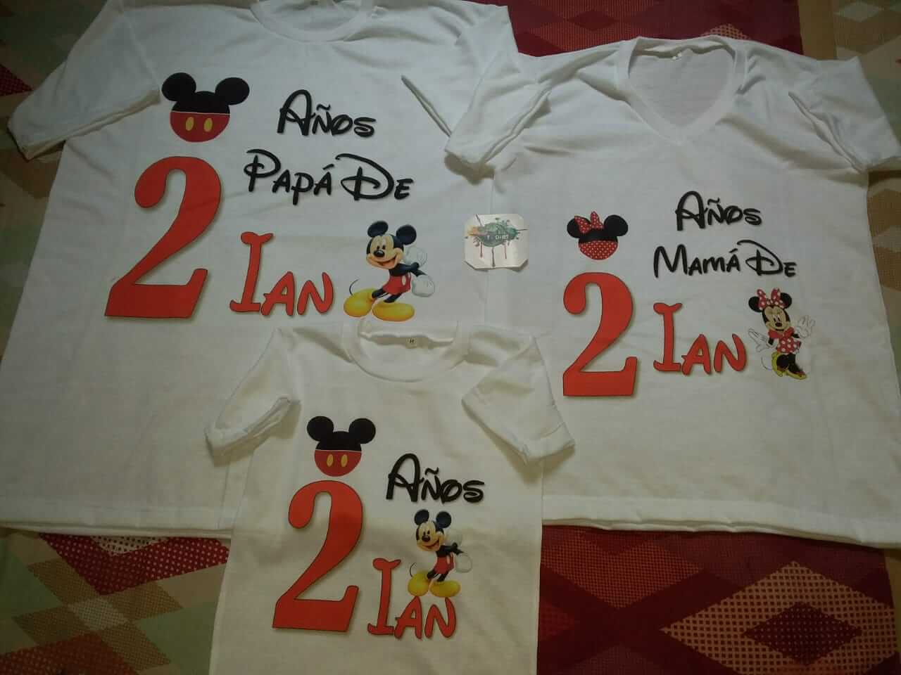 T-Shirt. Camisetas Disney para familias.