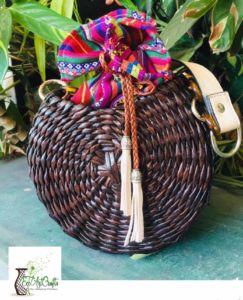 EcoArtCrafts. Bolso redondo