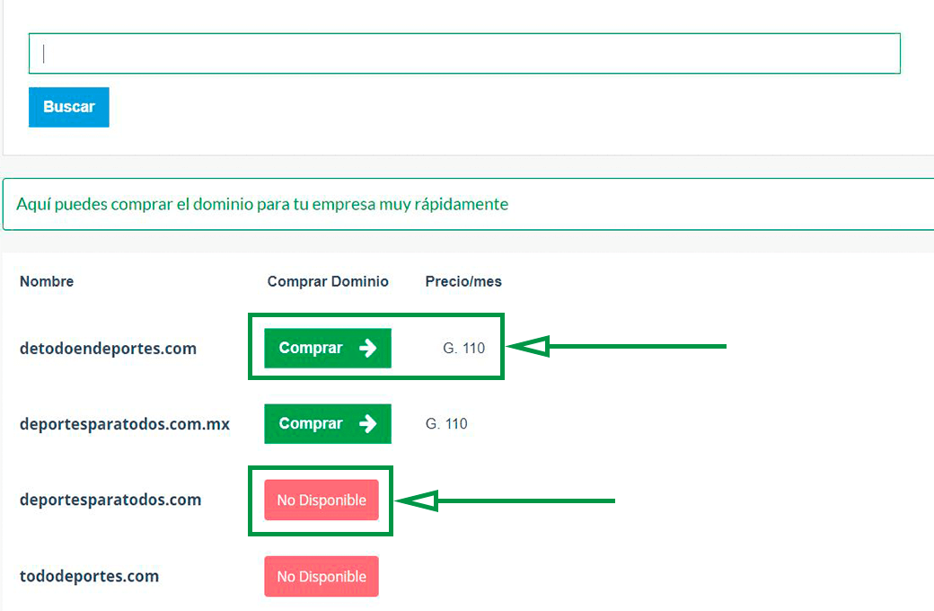 Cómo elegir un nombre de dominio para tu web. Elegir dominio disponible