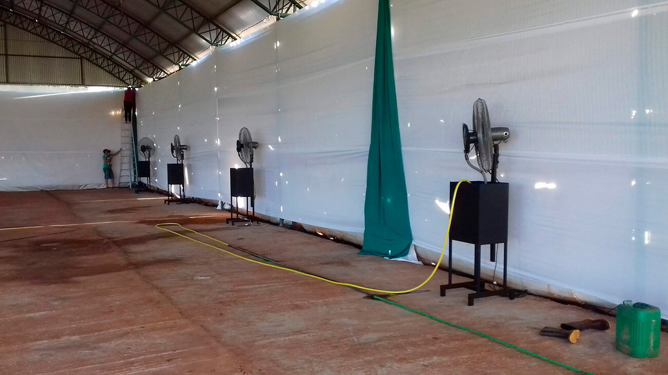 Plan de Digitalización Paraguay. LG Climatizadores en recinto.