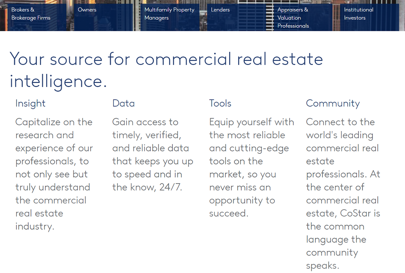 marketing online para agentes de bienes inmuebles comerciales costar