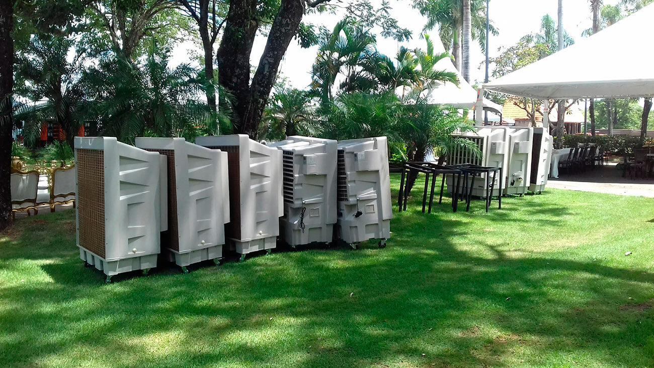 Plan de Digitalización Paraguay. LG Climatizadores en un evento