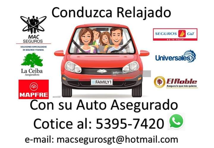 MAC Seguros. Conduce relajado.