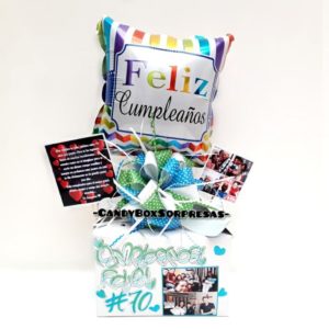 Candy Box Sorpresas. Arreglo cumpleaños