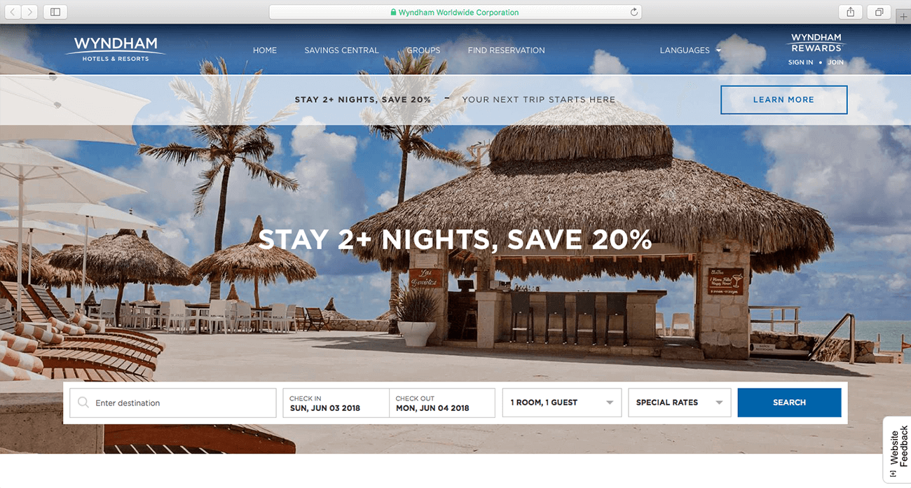 marketing para hoteles ejemplo descuento