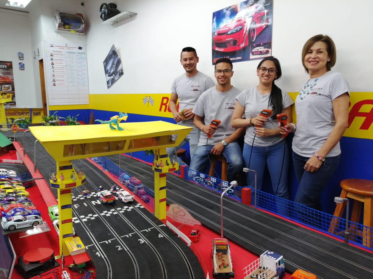 Roby Speed Race. Carlos en familia