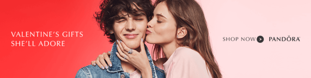 marketing for valentine's day Pandora Valentine ad