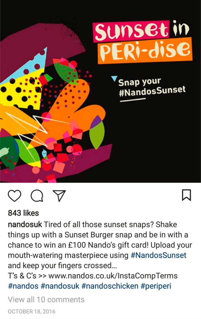 Marketing For Restaurants Social Media Contest