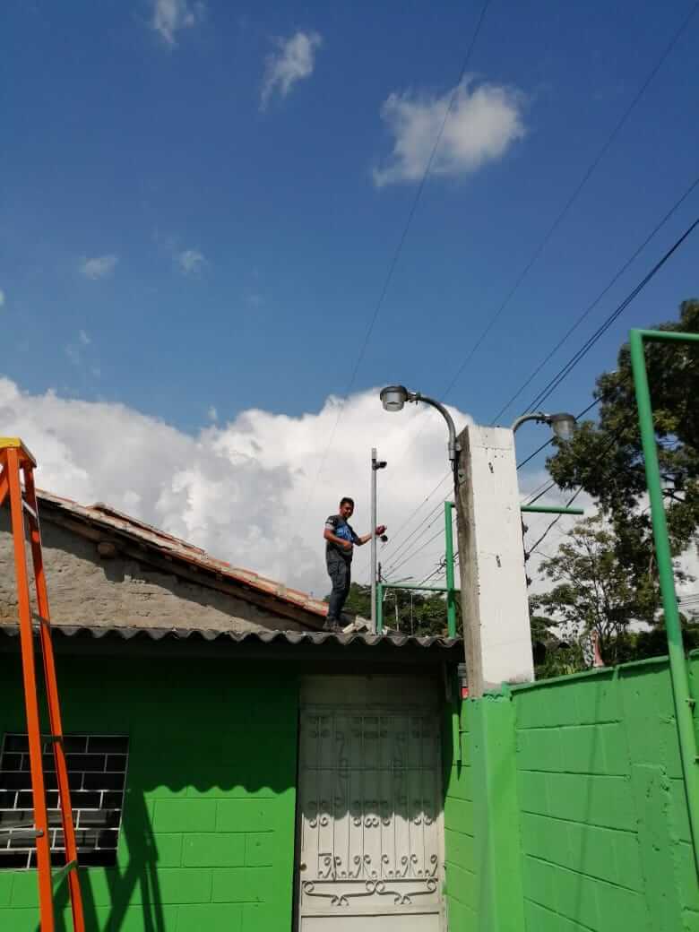 Computel. Instalación de cámaras de seguridad.