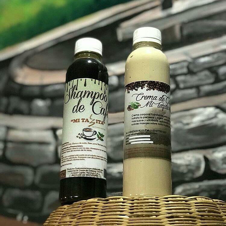 Café Mi Tazita. Shampoo de café