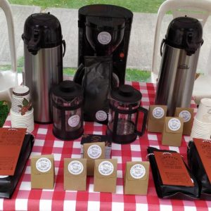 Café Pin. Producto y termos