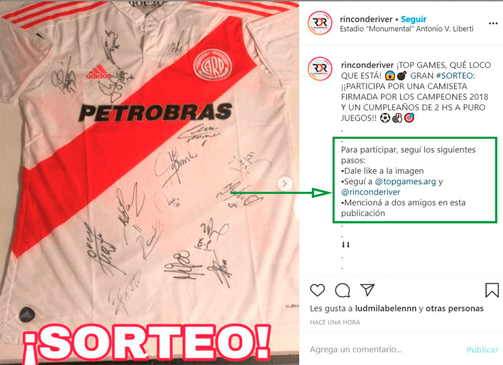 Cómo ganar seguidores en Instagram. Ejemplo de concurso en conjunto